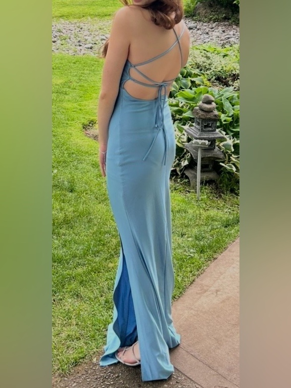 Light Blue Prom Dress - Women - Picture 2 of 3